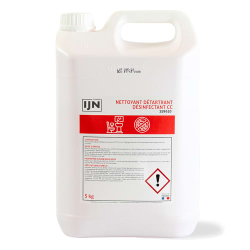 Nettoyant détartrant désinfectant CC IJN sanitaires bidon de 5L