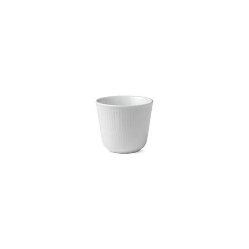 Royal Copenhagen Hvid Riflet 4-pak Termokrus, 26 cl