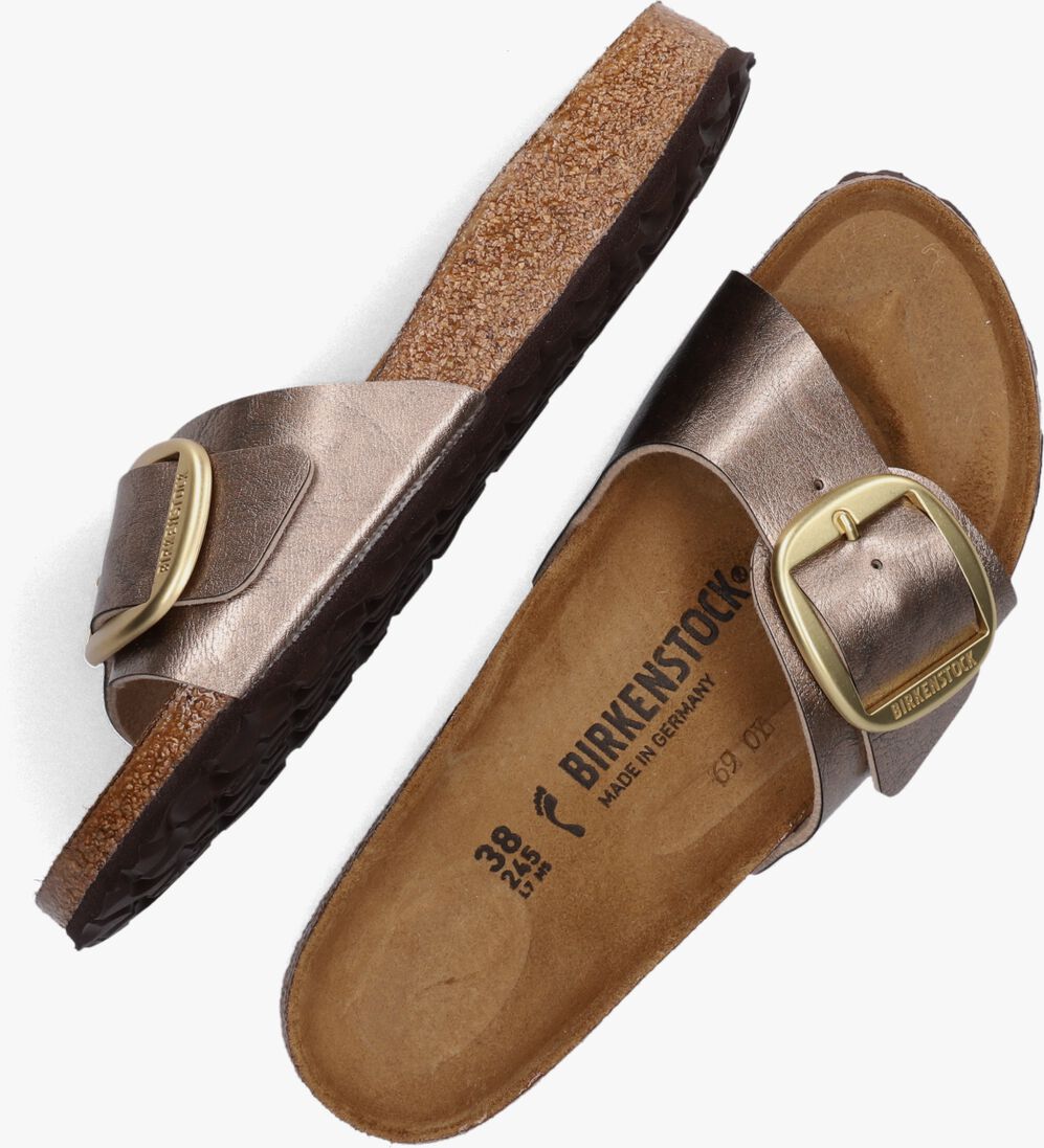 BIRKENSTOCK taupe birkenstock slippers madrid big buckle dames