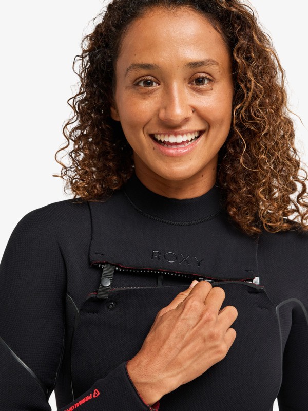 4/3 Elite Xtra Warm Combinaison de surf zip poitrine Noir Femme