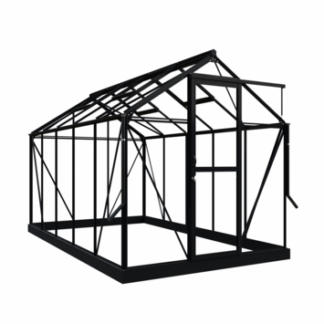 Royal Well Mary III kweekkas aluminium zwart 7,63 m²