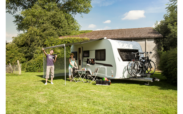 Thule Caravan Superb Standard Deichsel-Fahrradträger für 2 Fahrräder, E-Bike geeignet