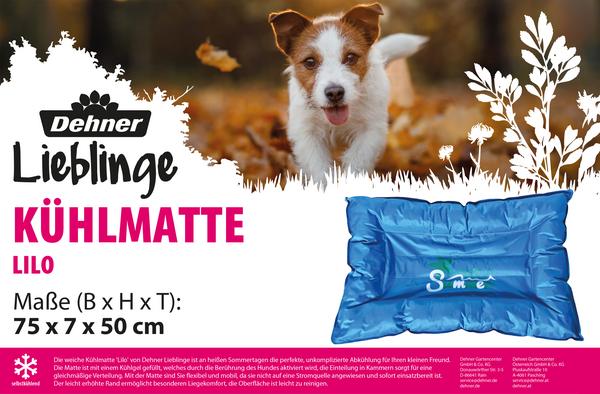 Dehner Lieblinge Kühlmatte Lilo, rechteckig,