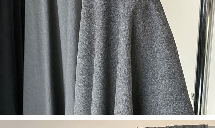 Aestering - Maxi A-lijn rok met elastische taille en effen kleur voor zwangerschap