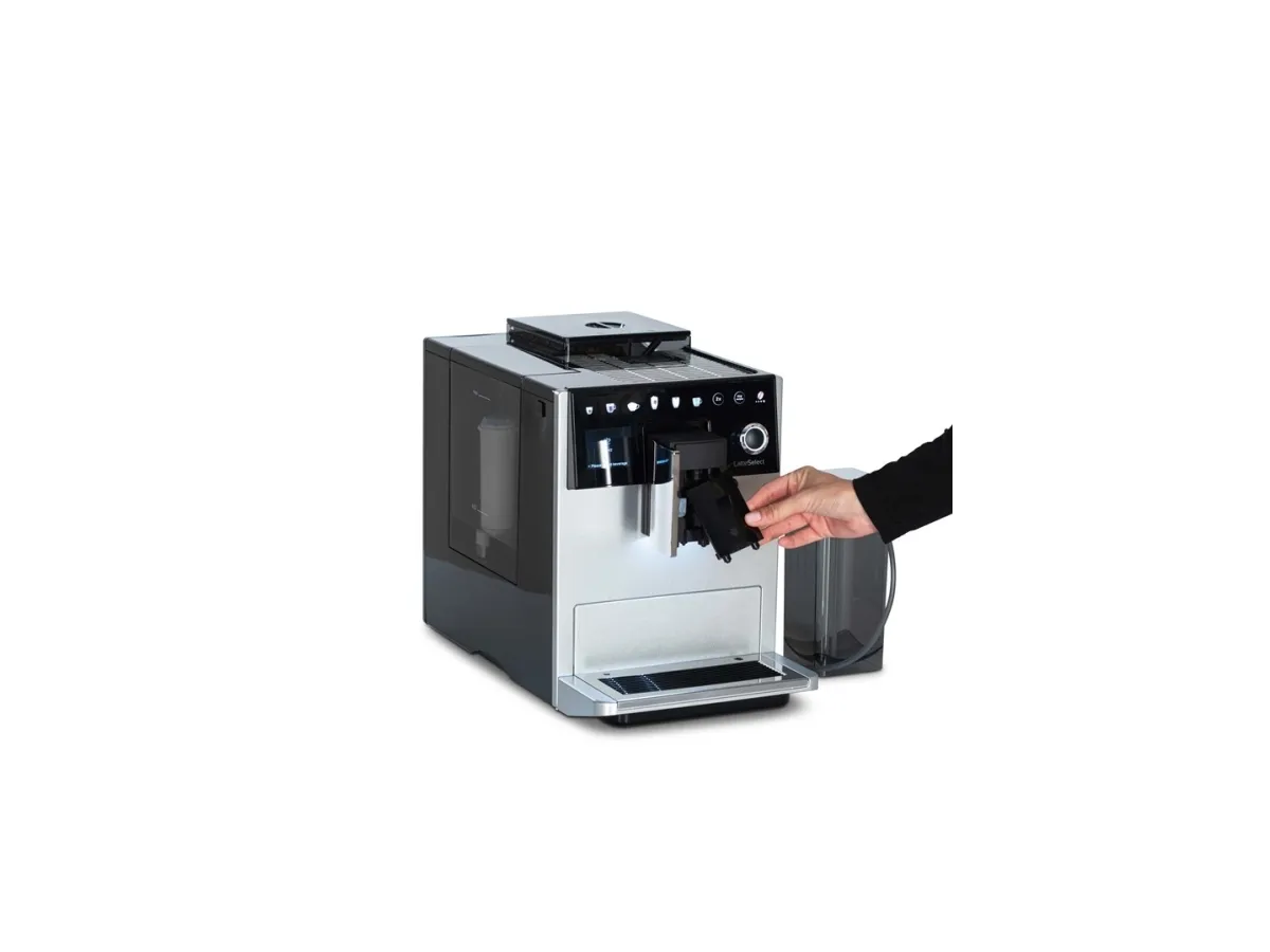Melitta F63/0-201, Espressomaskine, 1,8 L, Kaffebønner, Indbygget kværn, 1400 W, Sølv