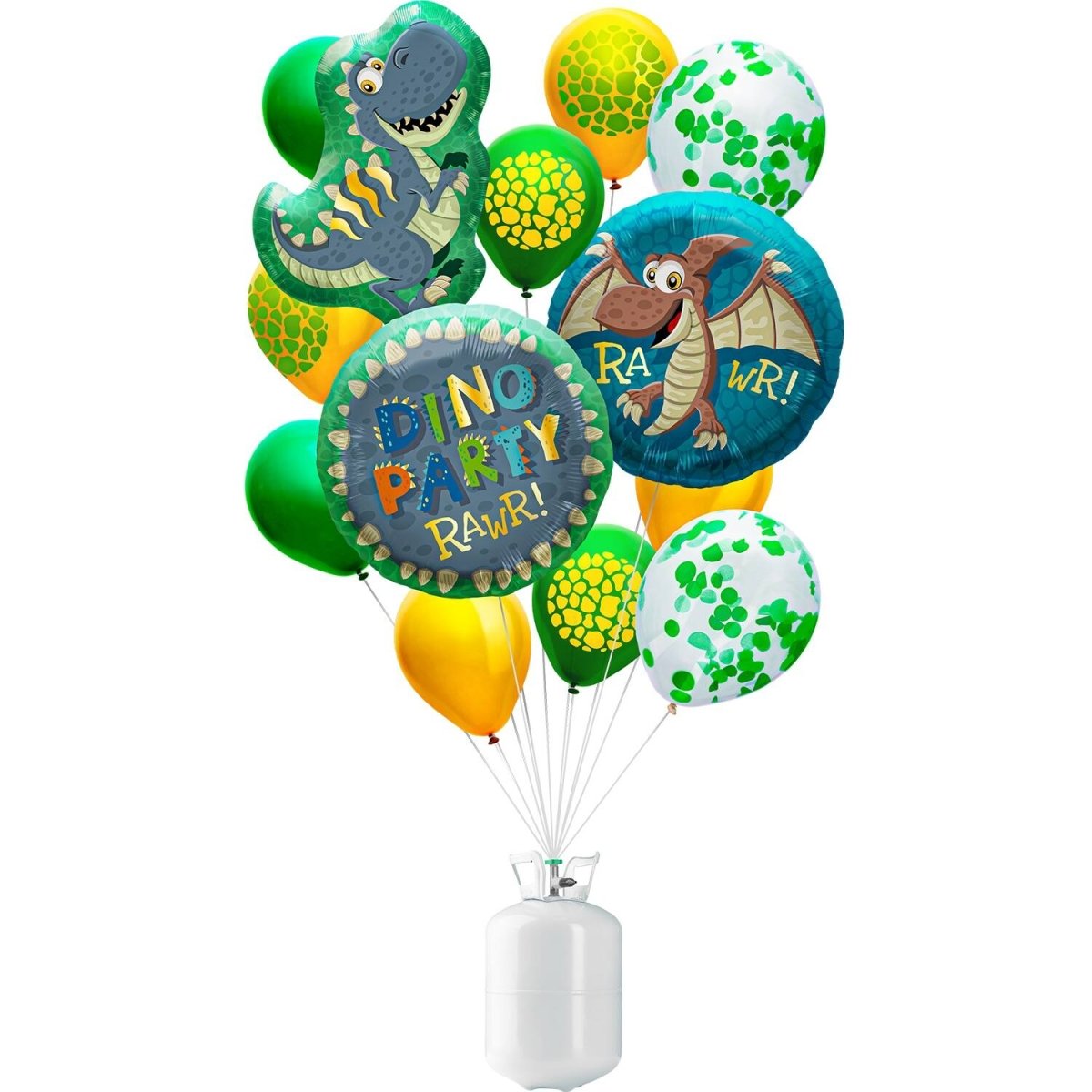 Dino Helium Tank 17 delig