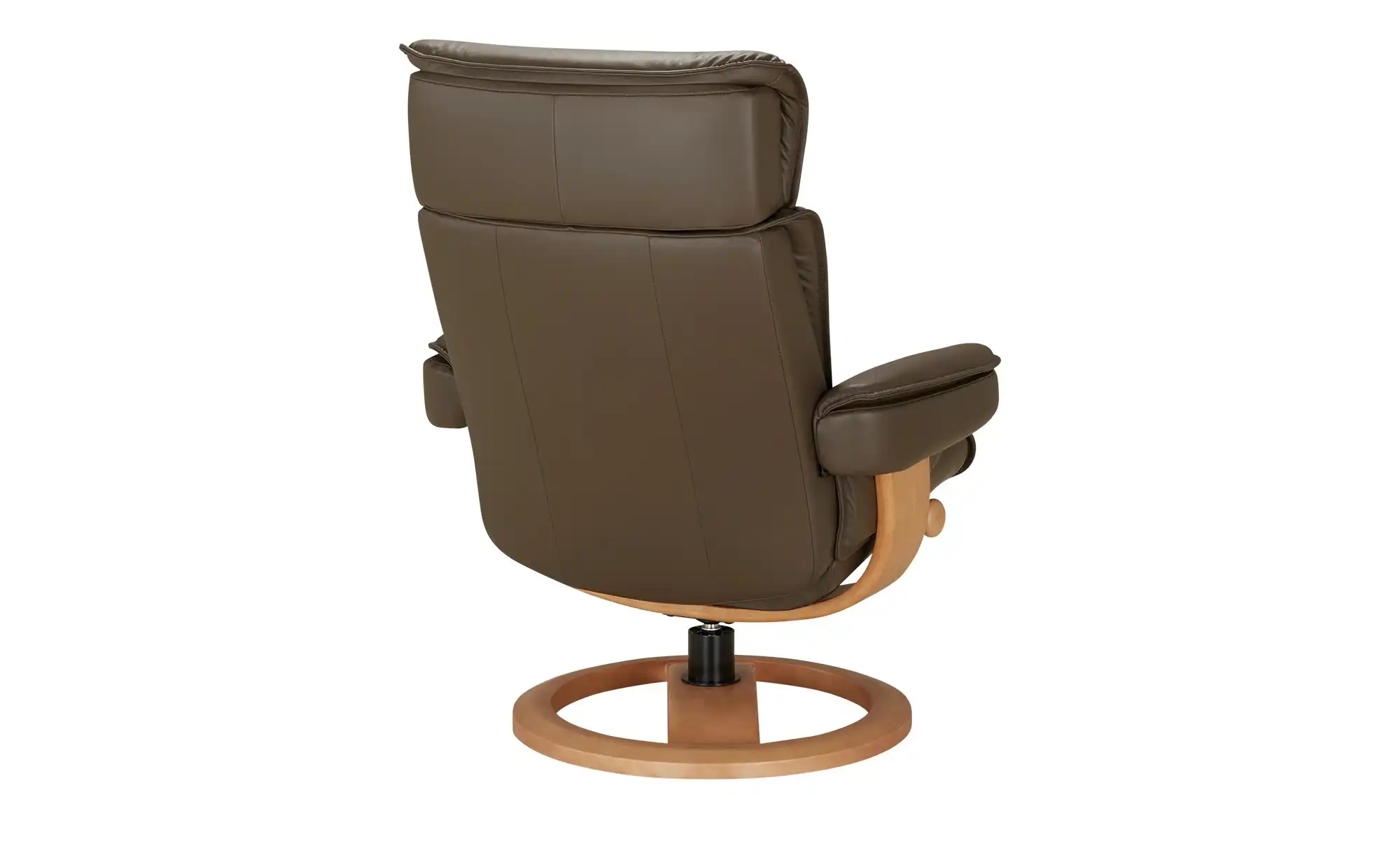 Nordic Life Sessel-Hocker-Set aus Echtleder INC97
