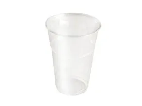 Plastglas 40 cl Ø95xH135 mm Bioplast PLA Klar,16 ps x 50 stk/krt