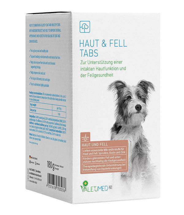 Valetumed Ergänzungsfutter für Hunde Haut &