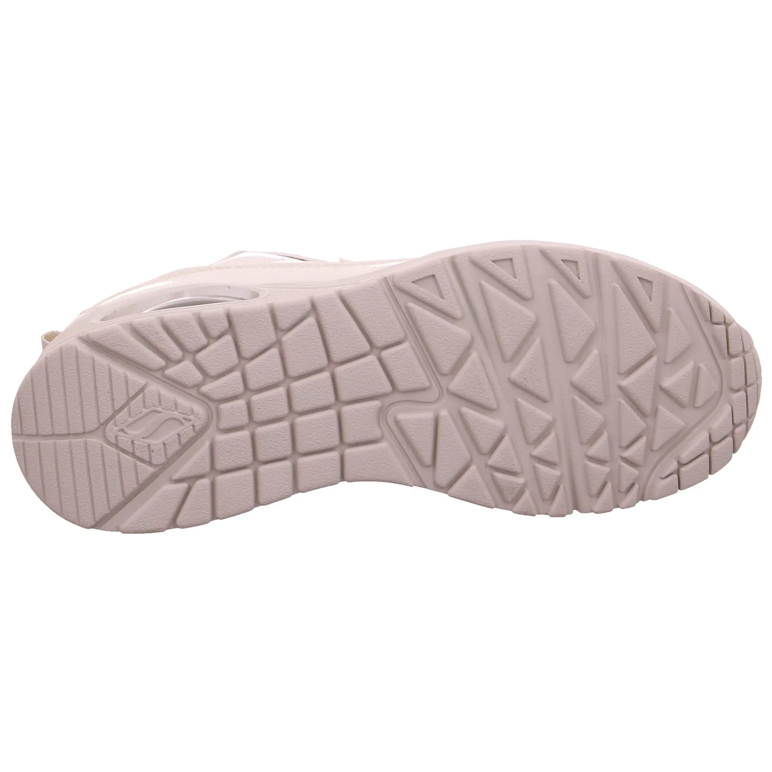 SKECHERS Sneaker Beige Lederimitat  mit Memory Foam