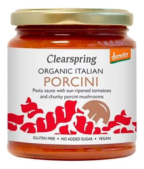 Clearspring Pasta Sauce Porcini Ø - 300 g.