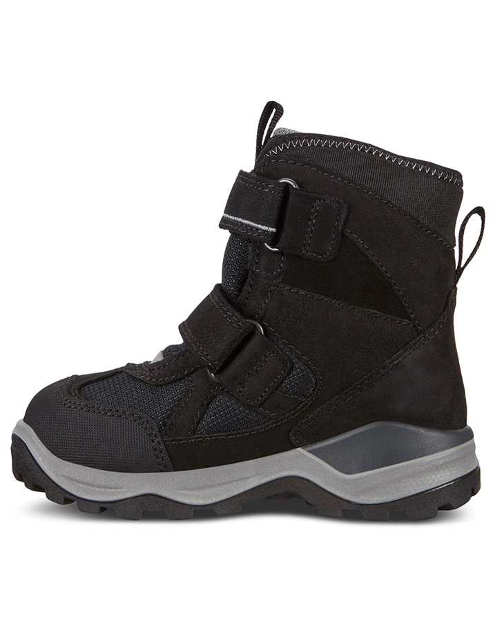 Leder-Winterboots SNOW MOUNTAIN gefüttert in black/black