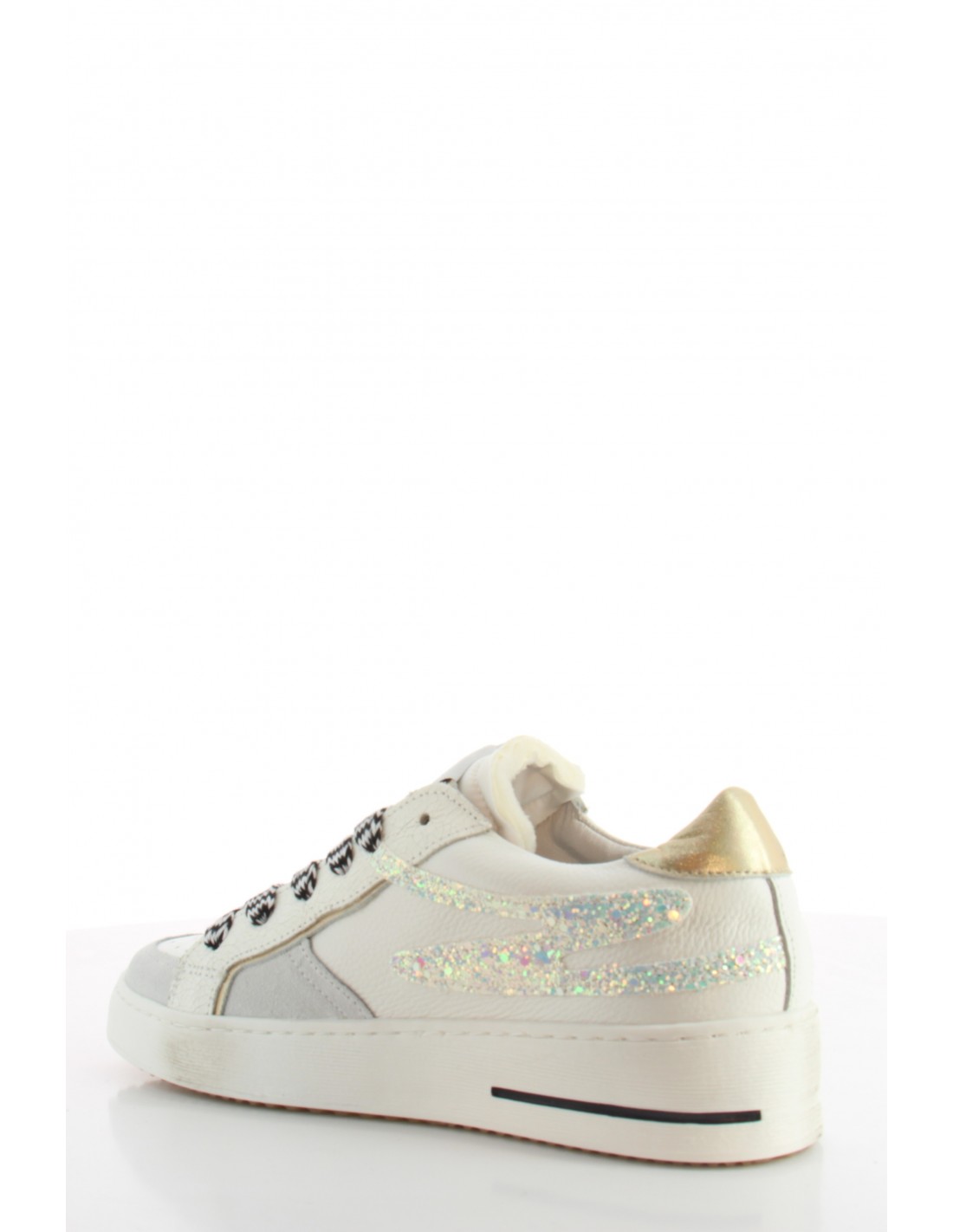 semerdjian Baskets de Ville Femme Vana 11733 blanc/or