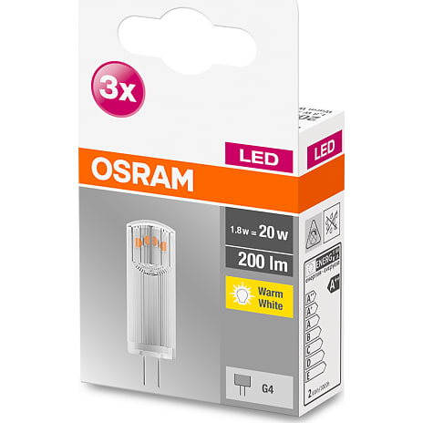 Osram LED kronepære 10W - varmt hvidt lys