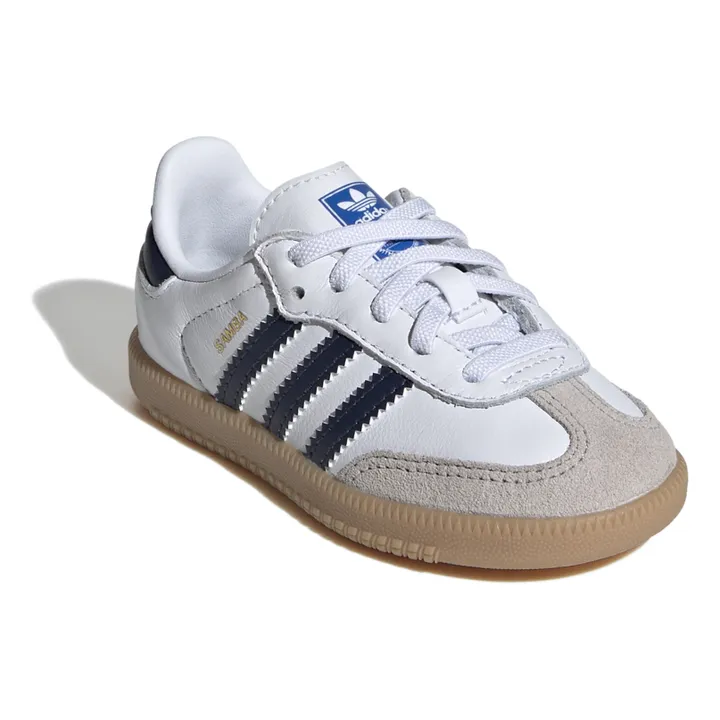Adidas Baskets Lacets Elastiqués Samba Semelle Gomme | Bleu marine