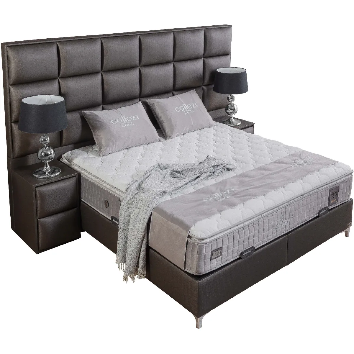 Vivenla Table de chevet - Anthracite