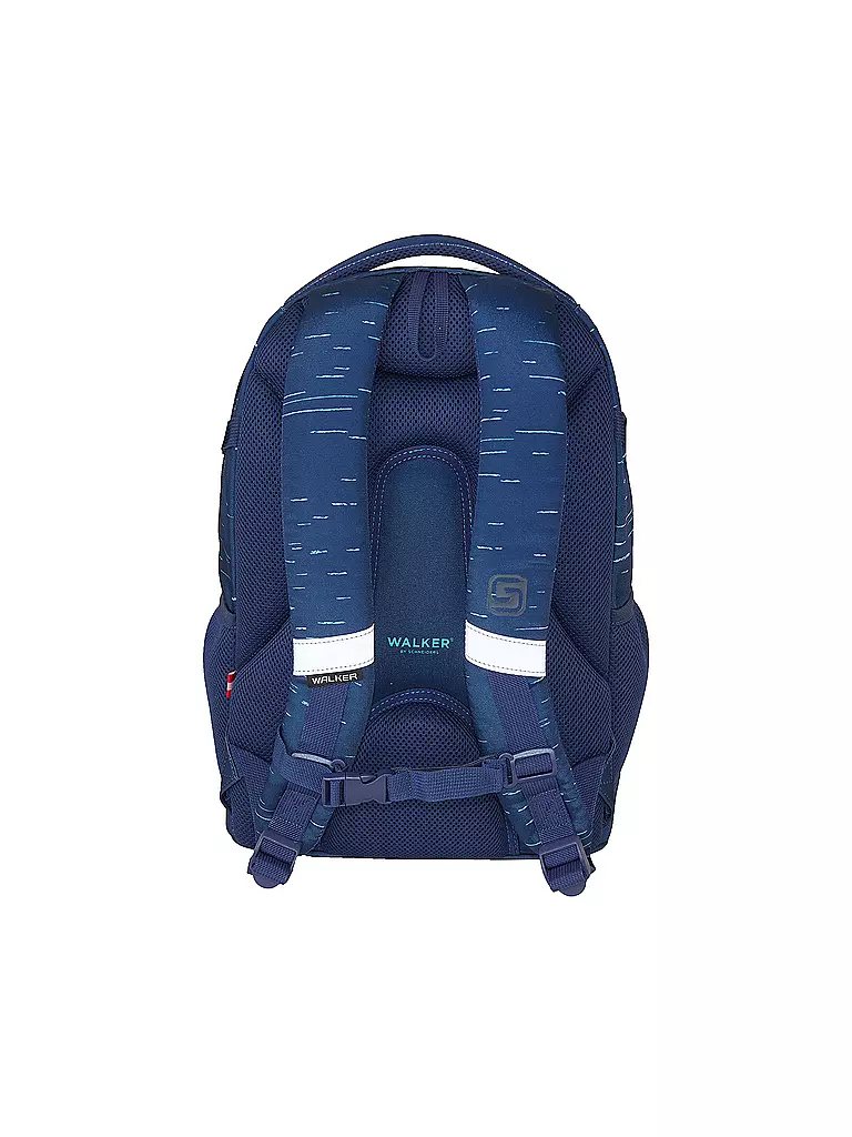 WALKER Schulrucksack Fame 2.0 Graffiti Hand dunkelblau