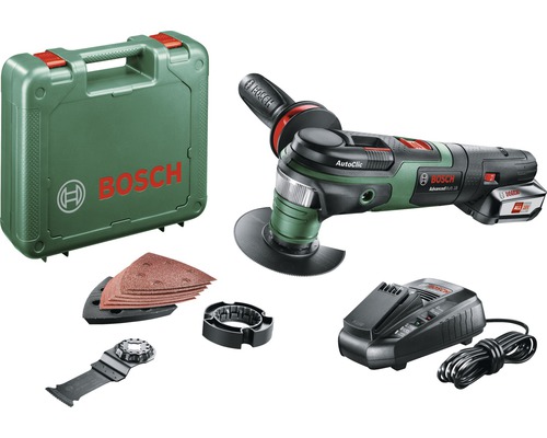 Bosch AdvancedMulti 18 accu multitool inclusief 1 accu en lader + accessoires