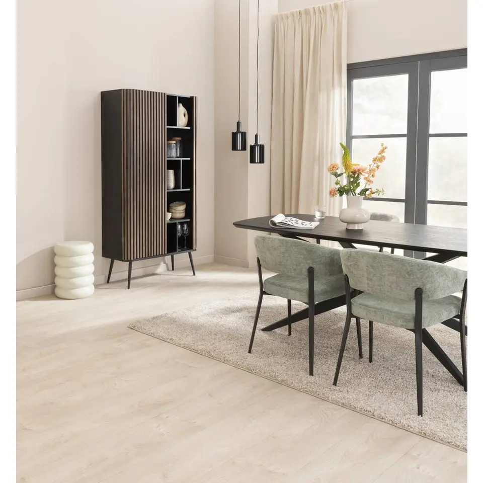 Kast Patrick - walnoot - 180x90x40 cm