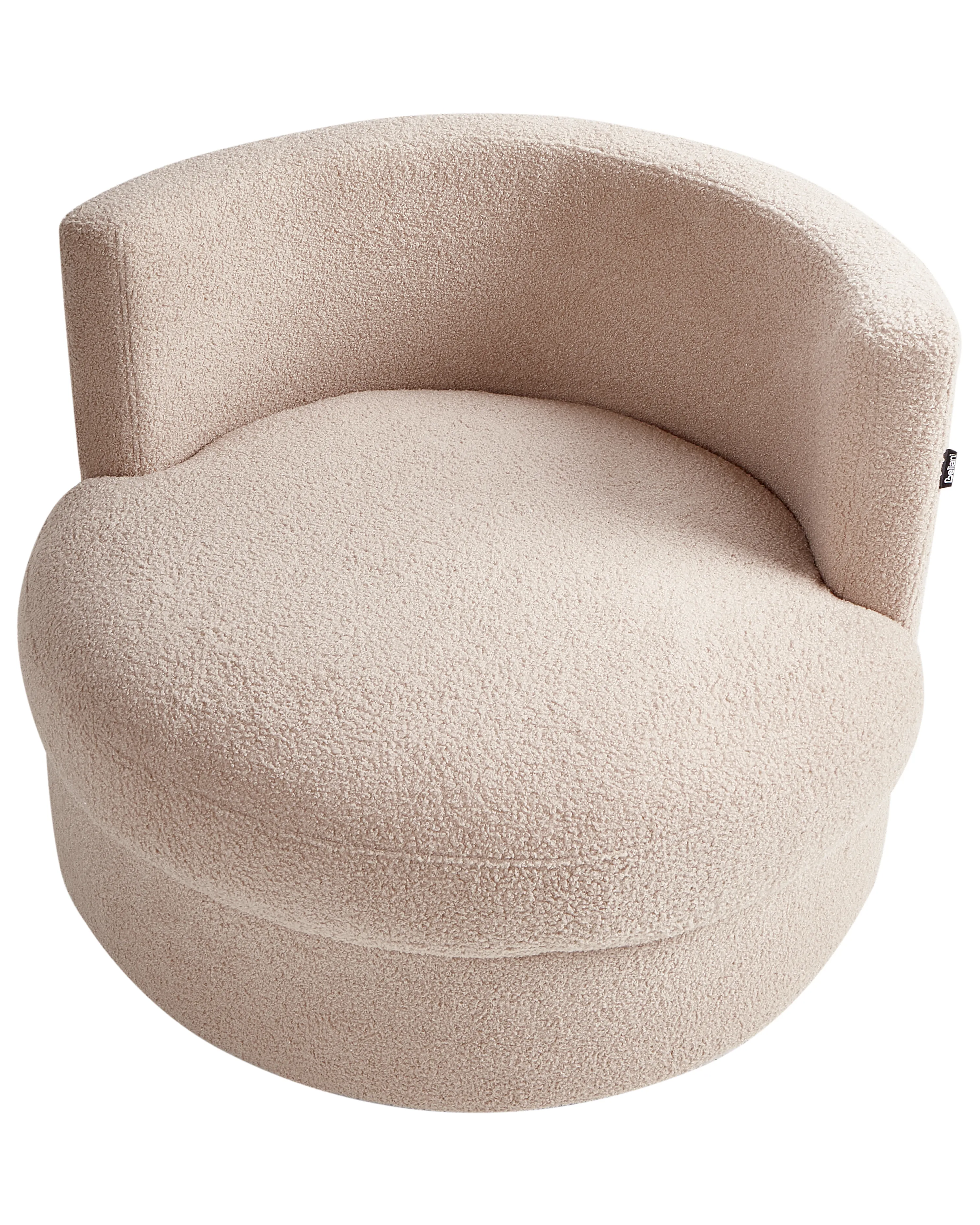 Fauteuil DALBY Bouclé Beige