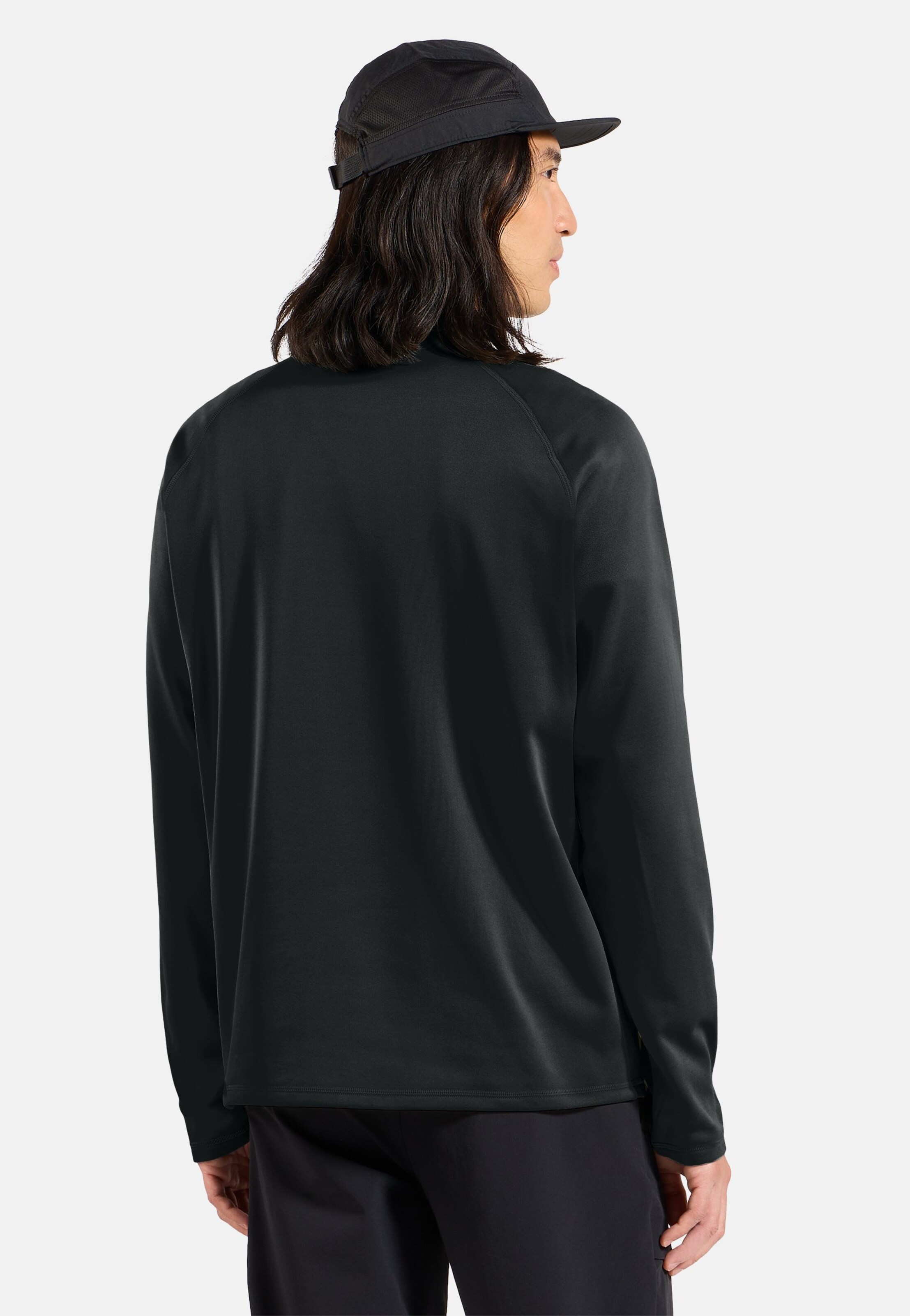 Besso Mid Layer mit Halbreissverschluss in black - black