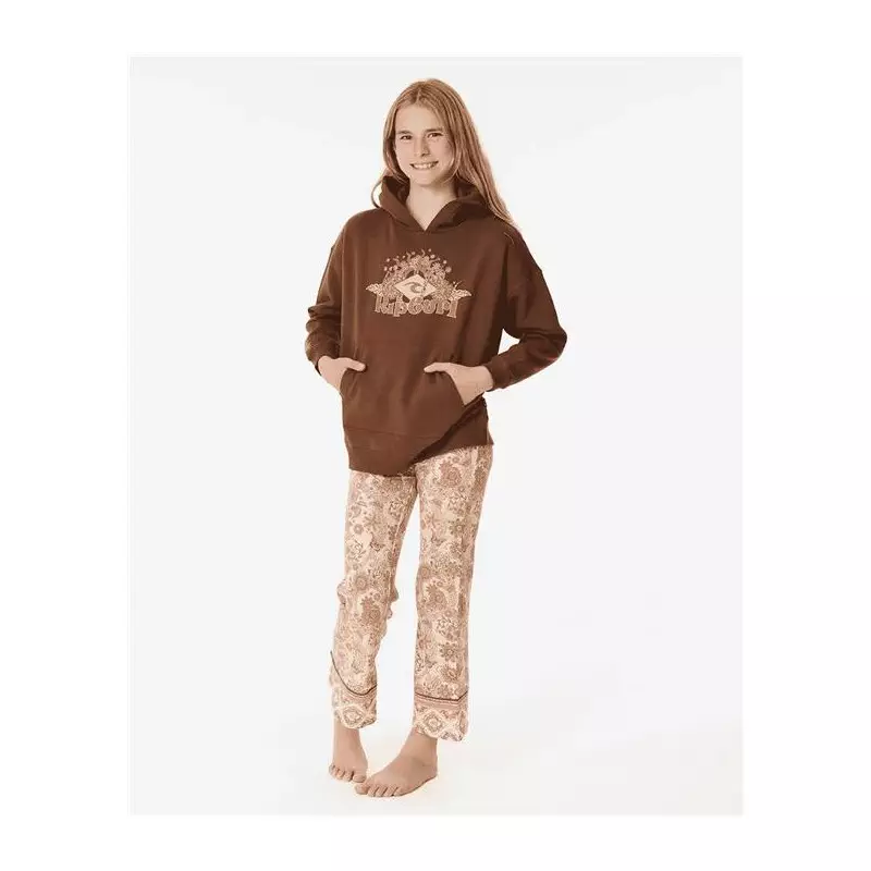 Sweat junior RIPCURL Sun Catcher Hood -Girl Brown
