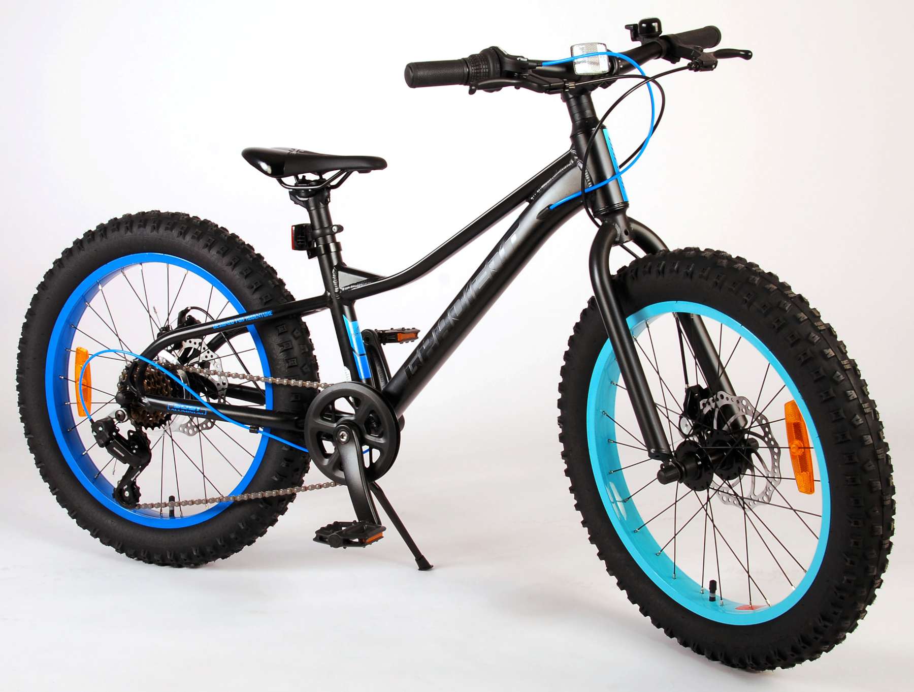 TPFSports Gradient Kinderfahrrad - Jungen - 20 Zoll - 6 Gänge - Scheibenbremse - Schwarz Gelb Grün