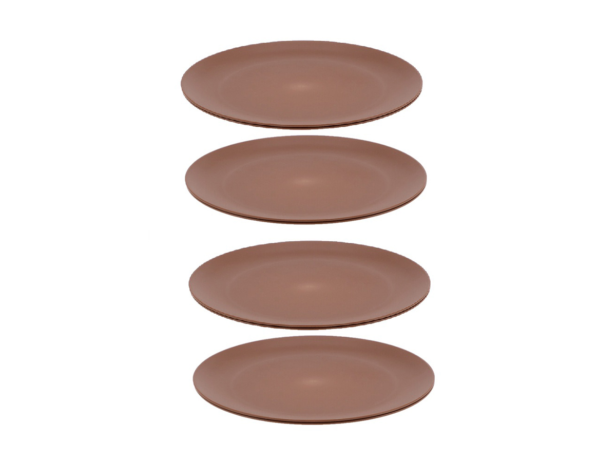 Travellife Nova Cacao 20 cm ontbijtbord - Set van 4