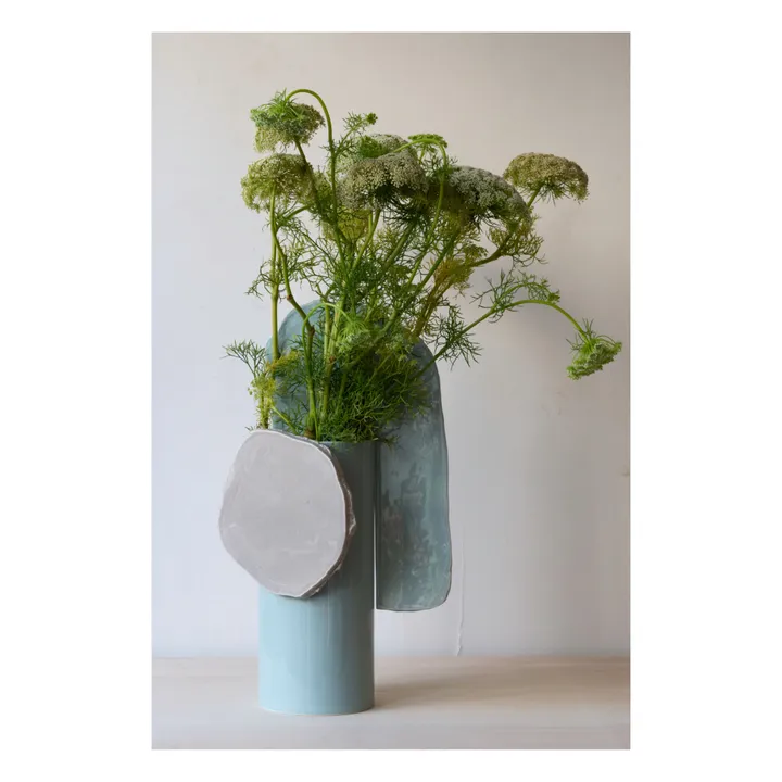 Vitra Vase découpage feuille - Ronan & Erwan Bouroullec | Bleu Glacier