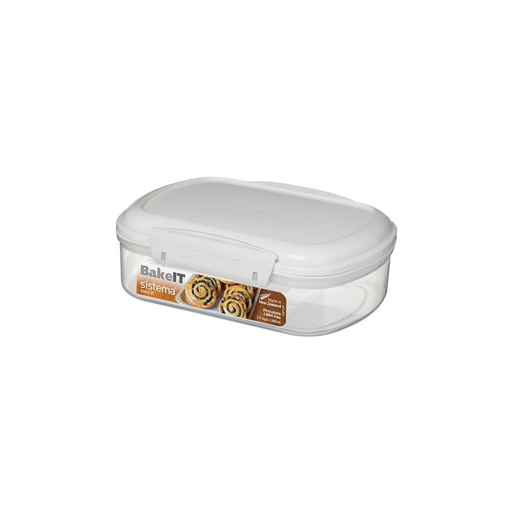 Sistema BAKE IT Opbevaringsboks hvid - 685 ml.