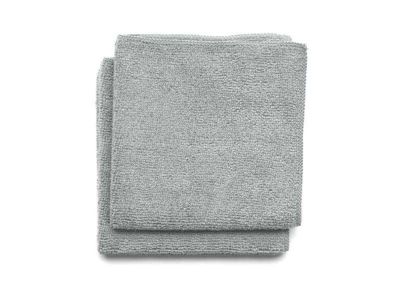 Brabantia Mikrofaser-Reinigungstuch 2 Stück, Mid Grey Mikrofaser-Reinigungstuch aus Mikrofaser