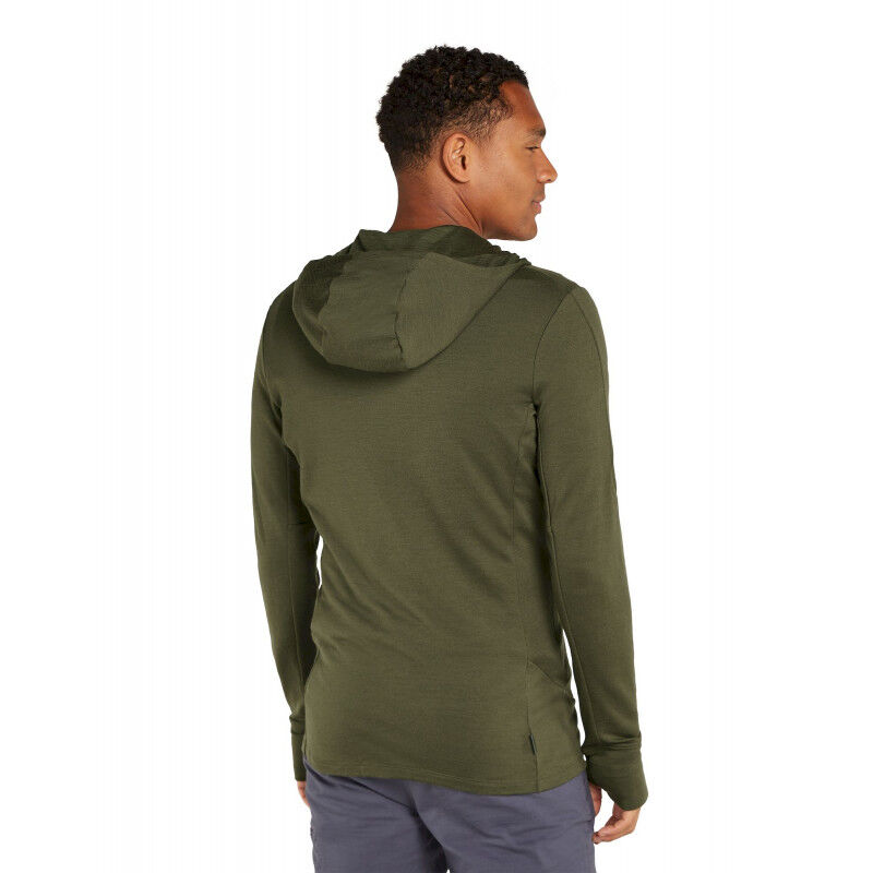 260 Quantum IV LS Zip Hoodie - Polaire en laine mérinos homme