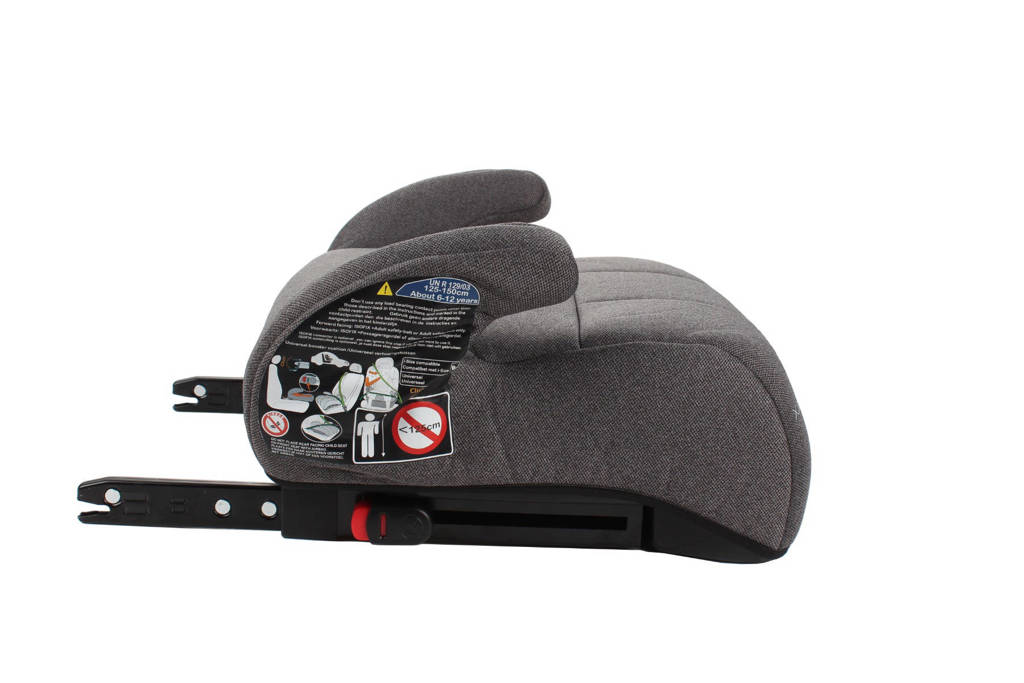 Isofix R129 zitverhoger - Grijs