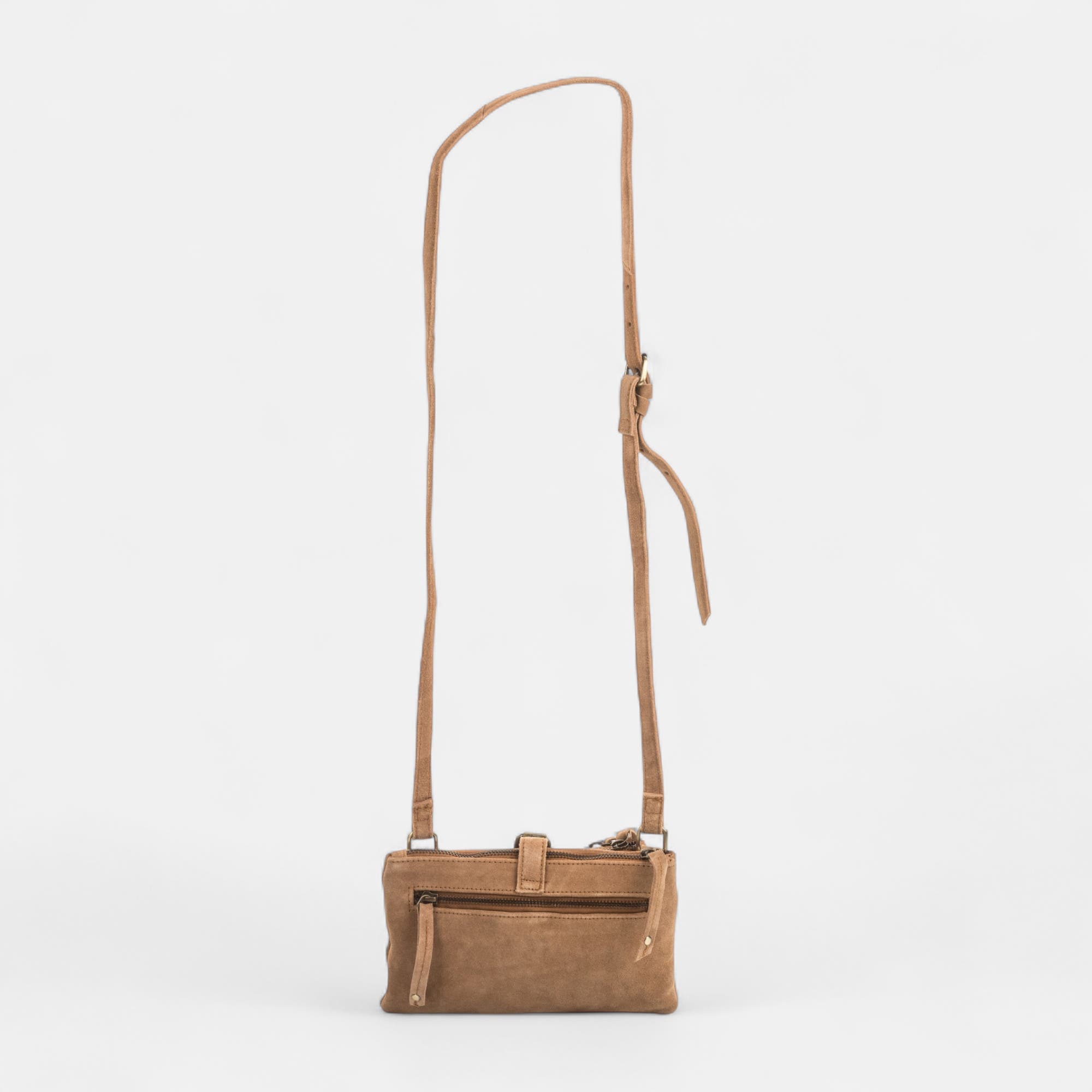 Sac bandoulière en cuir cognac