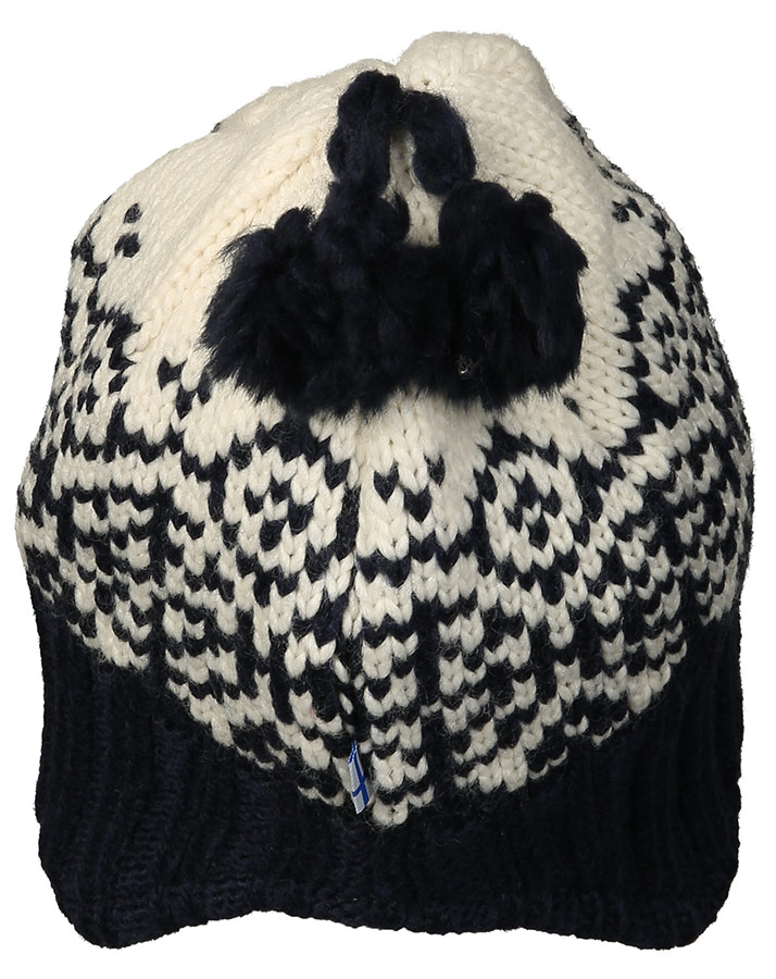 Strickmütze PEPPI gemustert in navy/offwhite