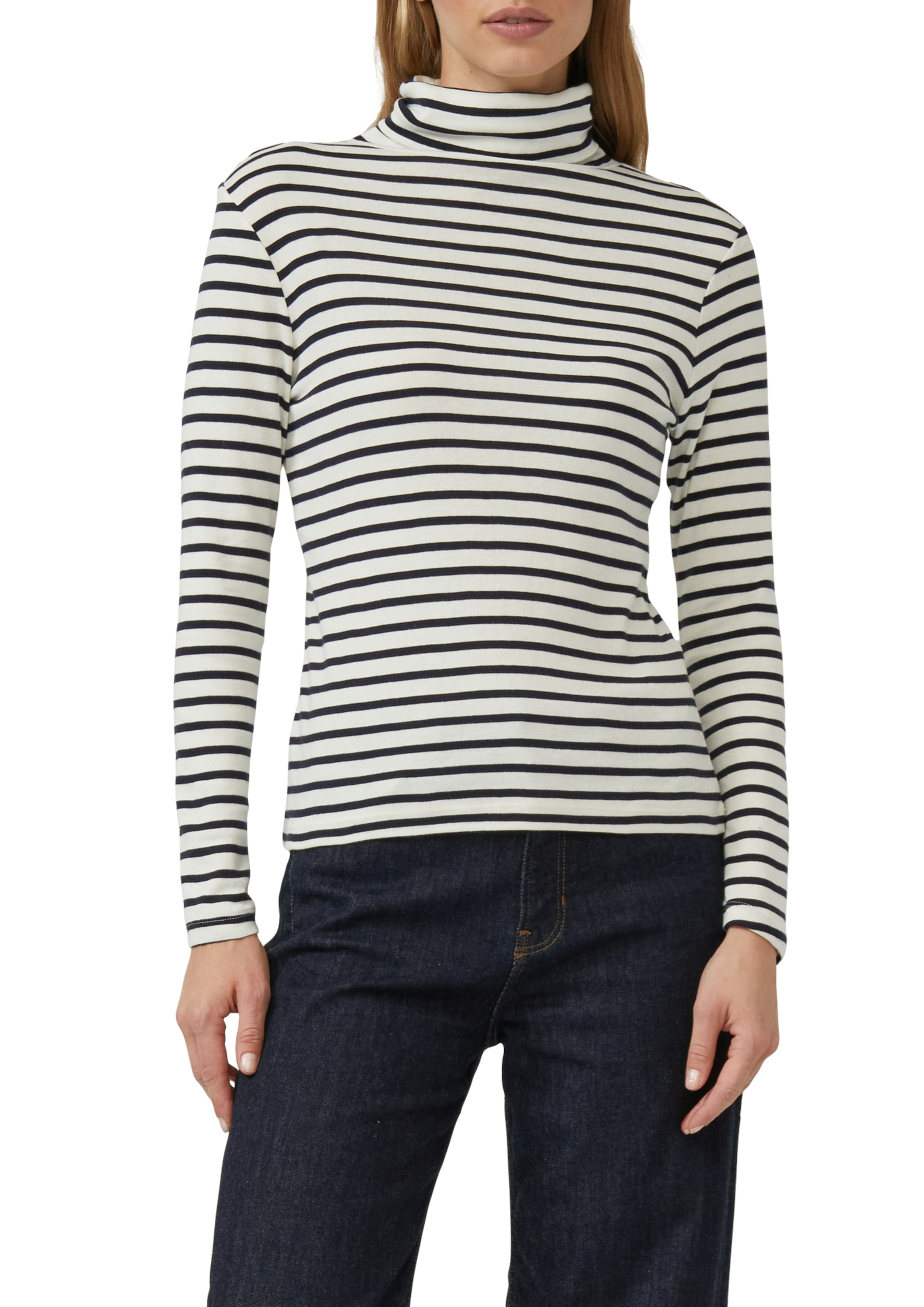 s.Oliver Rollkragenshirt , mit Streifen Muster