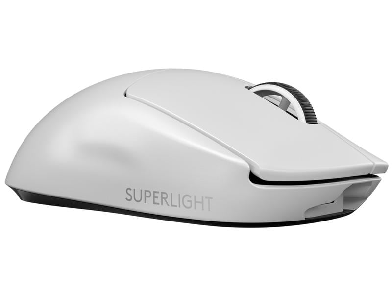 Logitech Gaming-Maus Pro X Superlight Weiss Extrem leichte Gaming-Maus mit leistungsvoller Performance