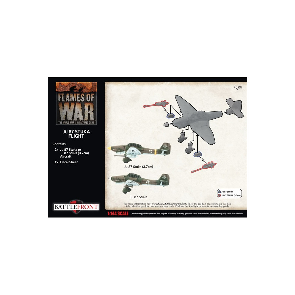 Flames of War - Ju 87 Stuka Flight