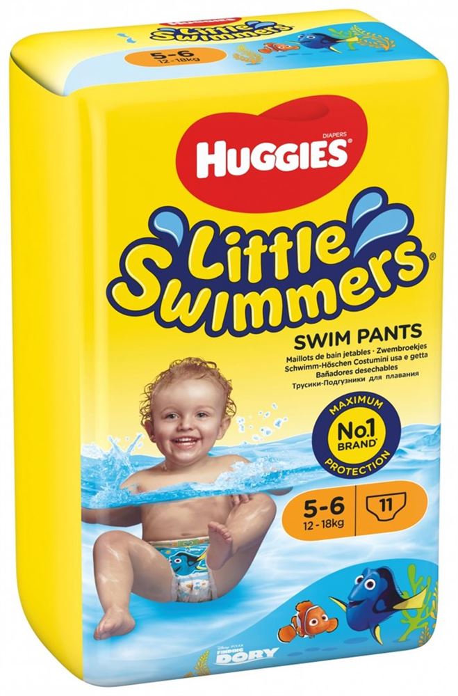 HUGGIES Little Swimmers Schwimmwindeln Gr5-6 12-18kg 11 Stk