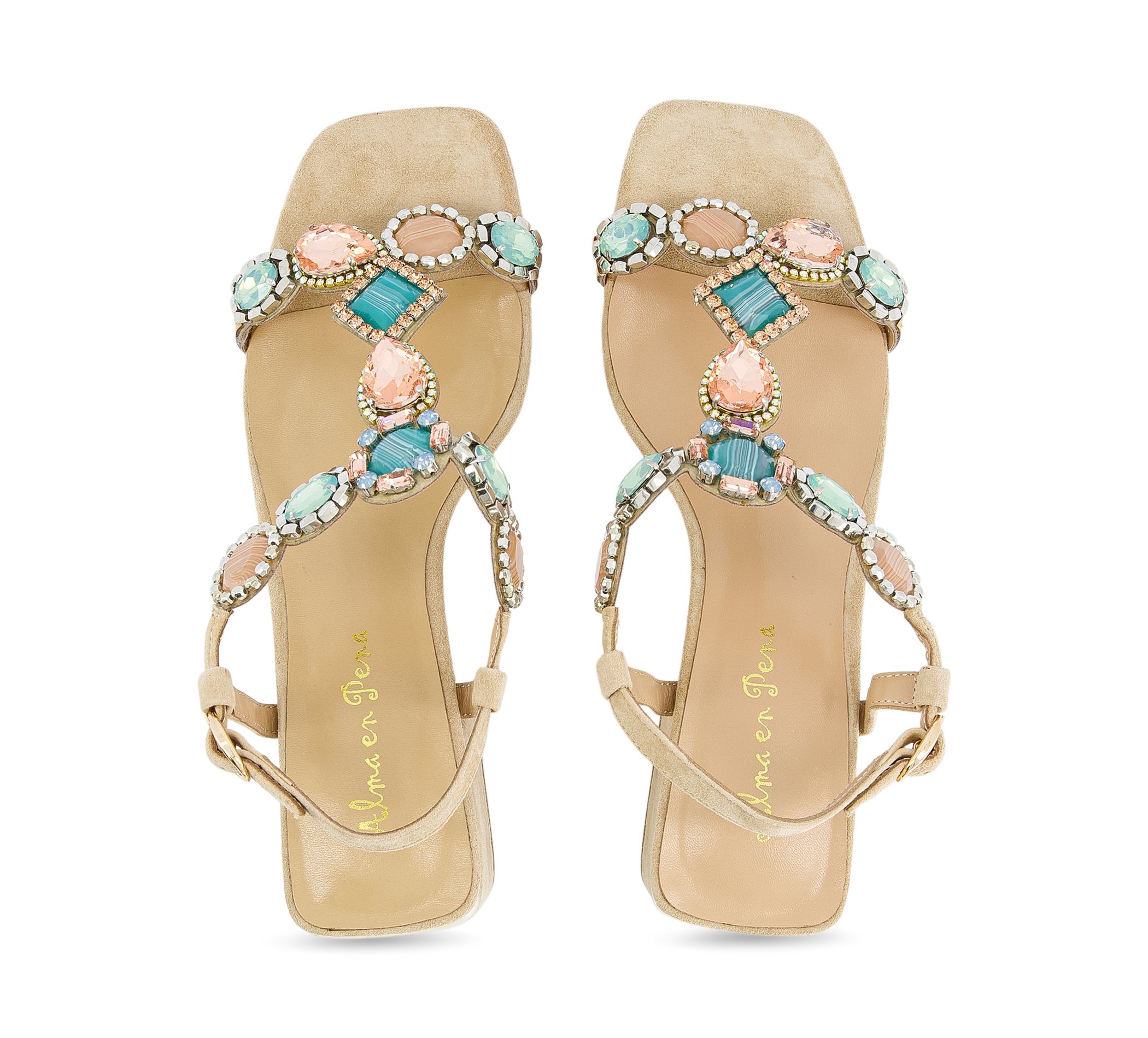 Alma En Pena Riemchensandalen