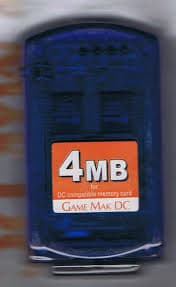 Minneskort 4mb (3e part) - Dreamcast