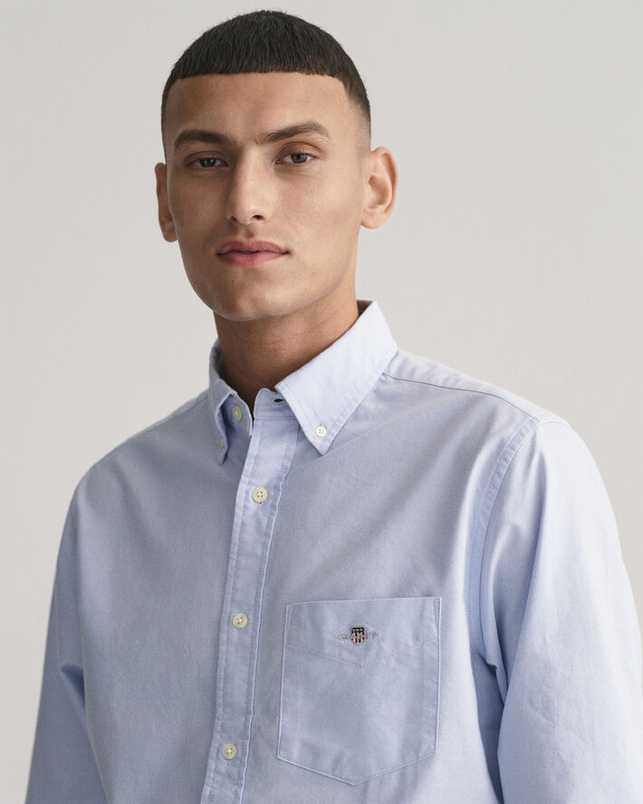 Gant REG OXFORD SHIRT Light blue