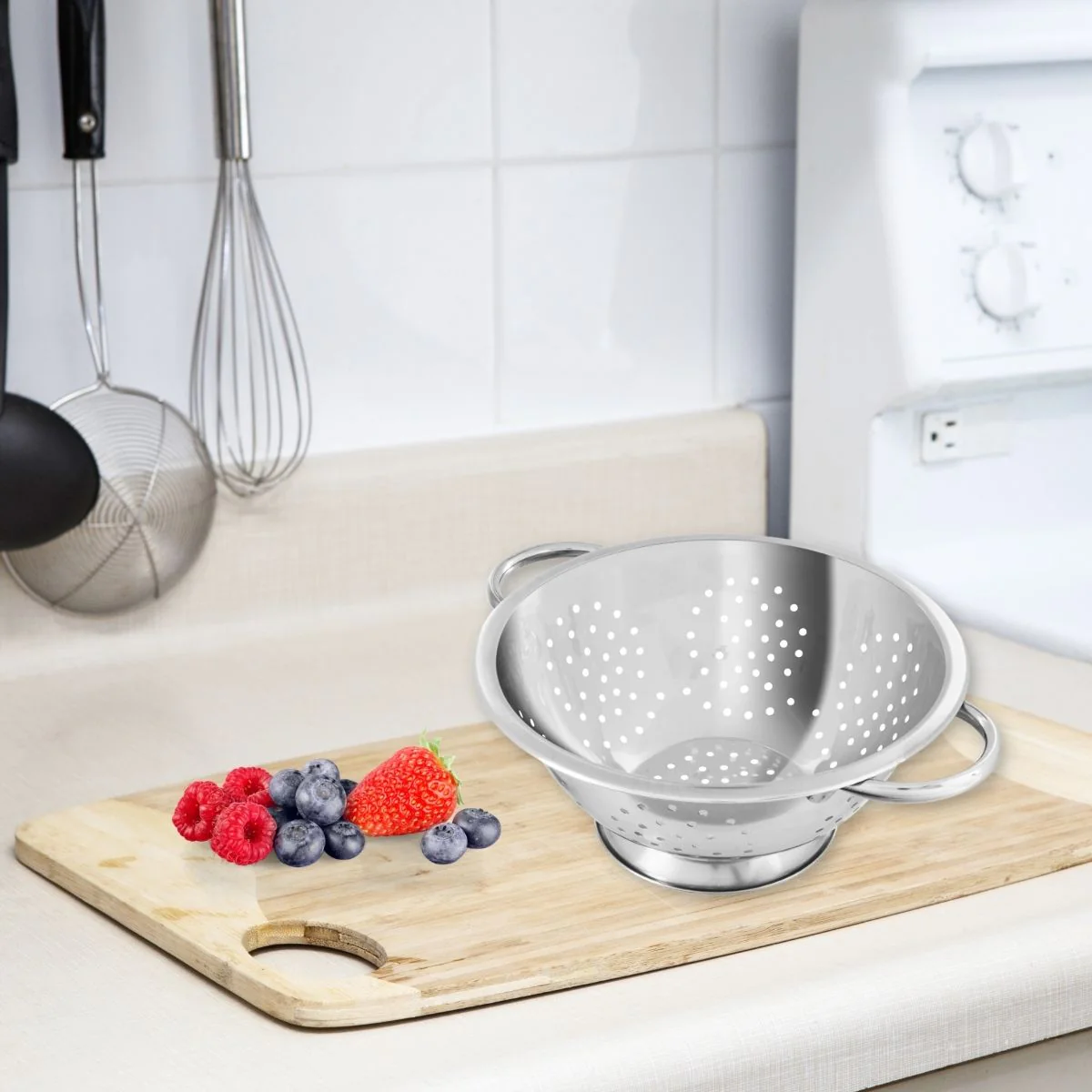 Passoire inox 24 cm avec anses Fackelmann