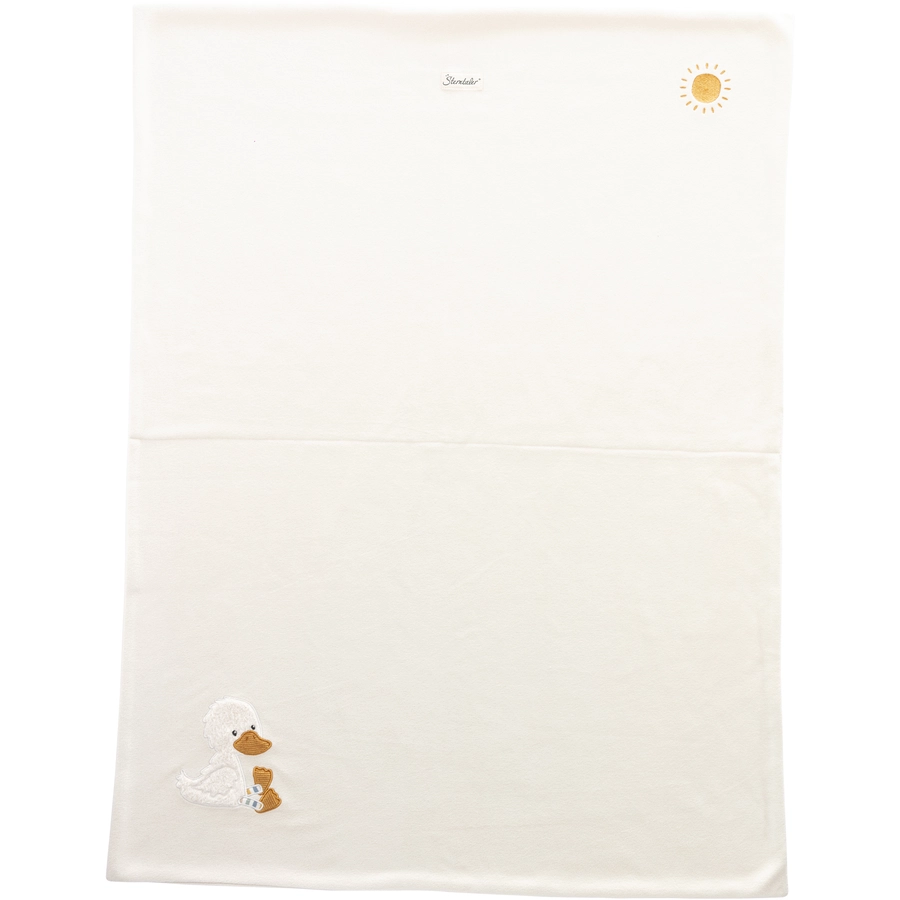 Sterntaler Schmusedecke Fleece Ente Edda ecru 100 x 75 cm