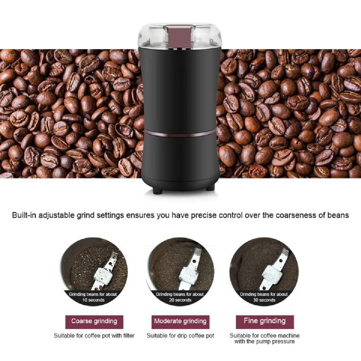 Universal Moulin à café électrique 400W