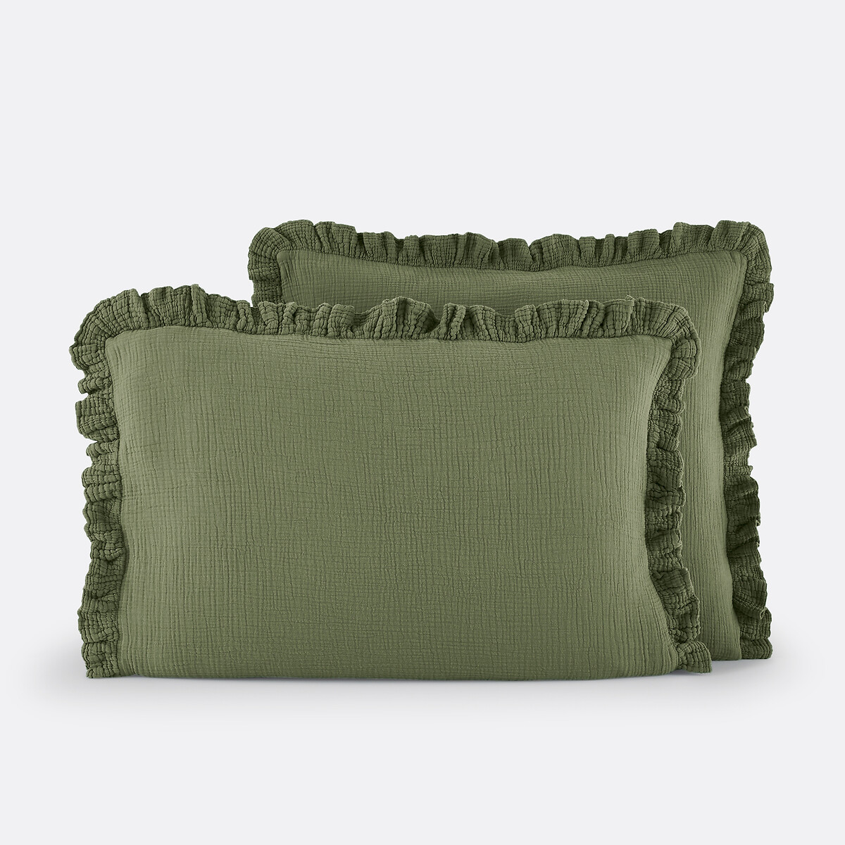 LA REDOUTE INTERIEURS<br>Fronha tetra lisa com folho, Kumla