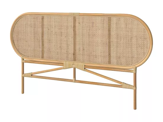 Tête de lit en rotin naturel 140 cm - Navahino