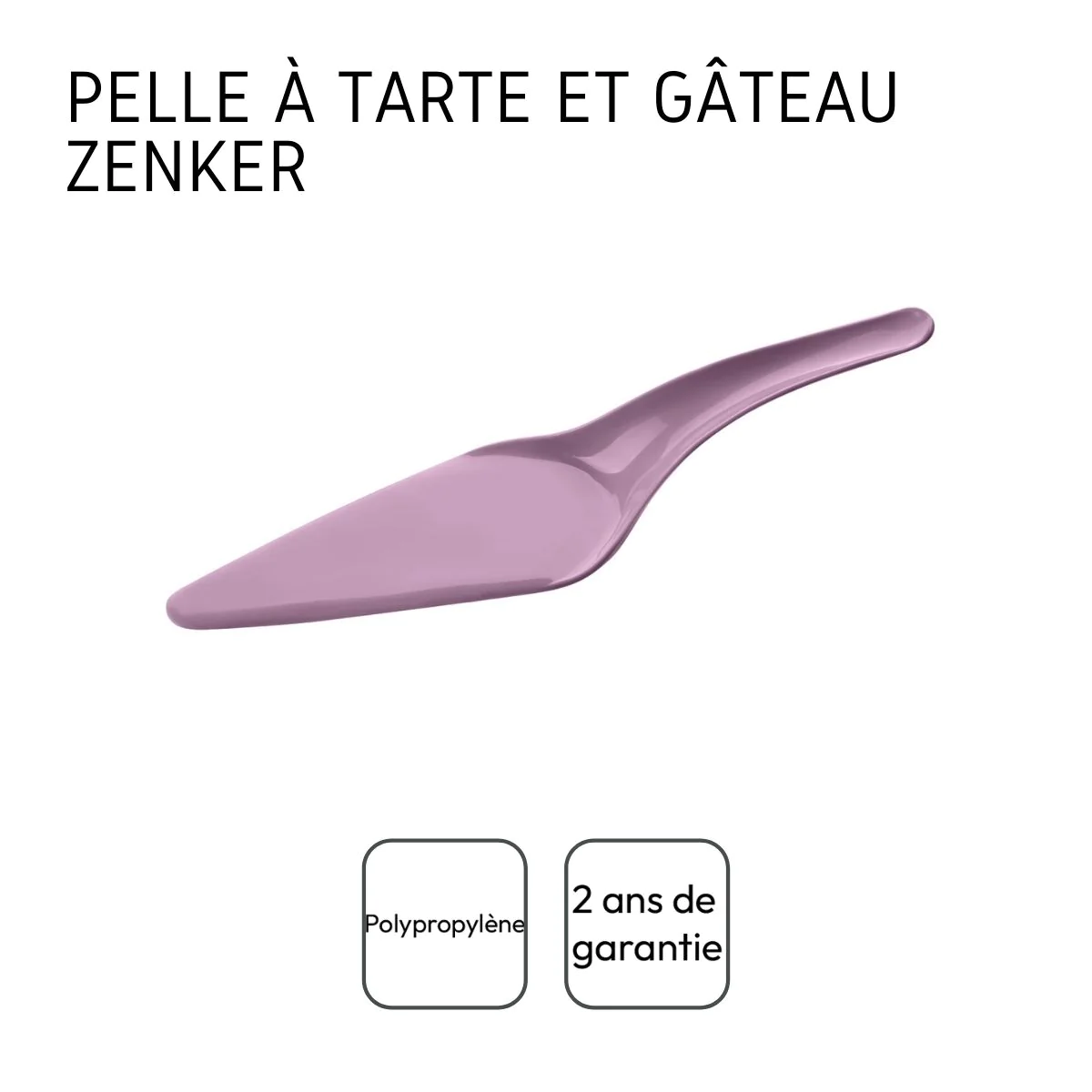 Pelle à tarte rose Sweet Sensation Zenker