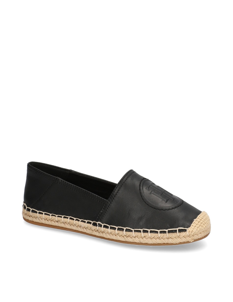 FEMININE LEATHER ESPADRILLE