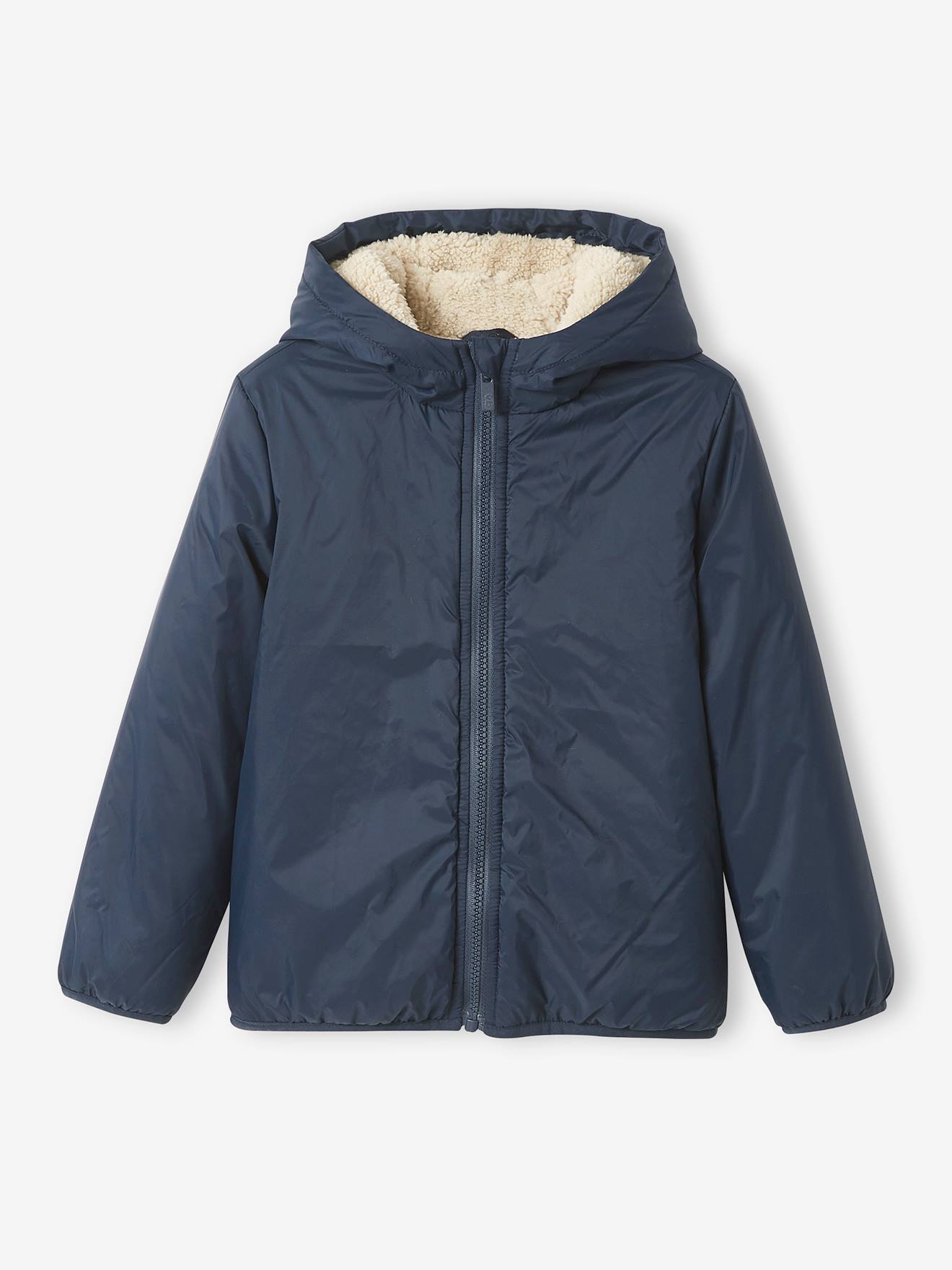Parka 3 em 1 com jaqueta removível, infantil, azul escuro